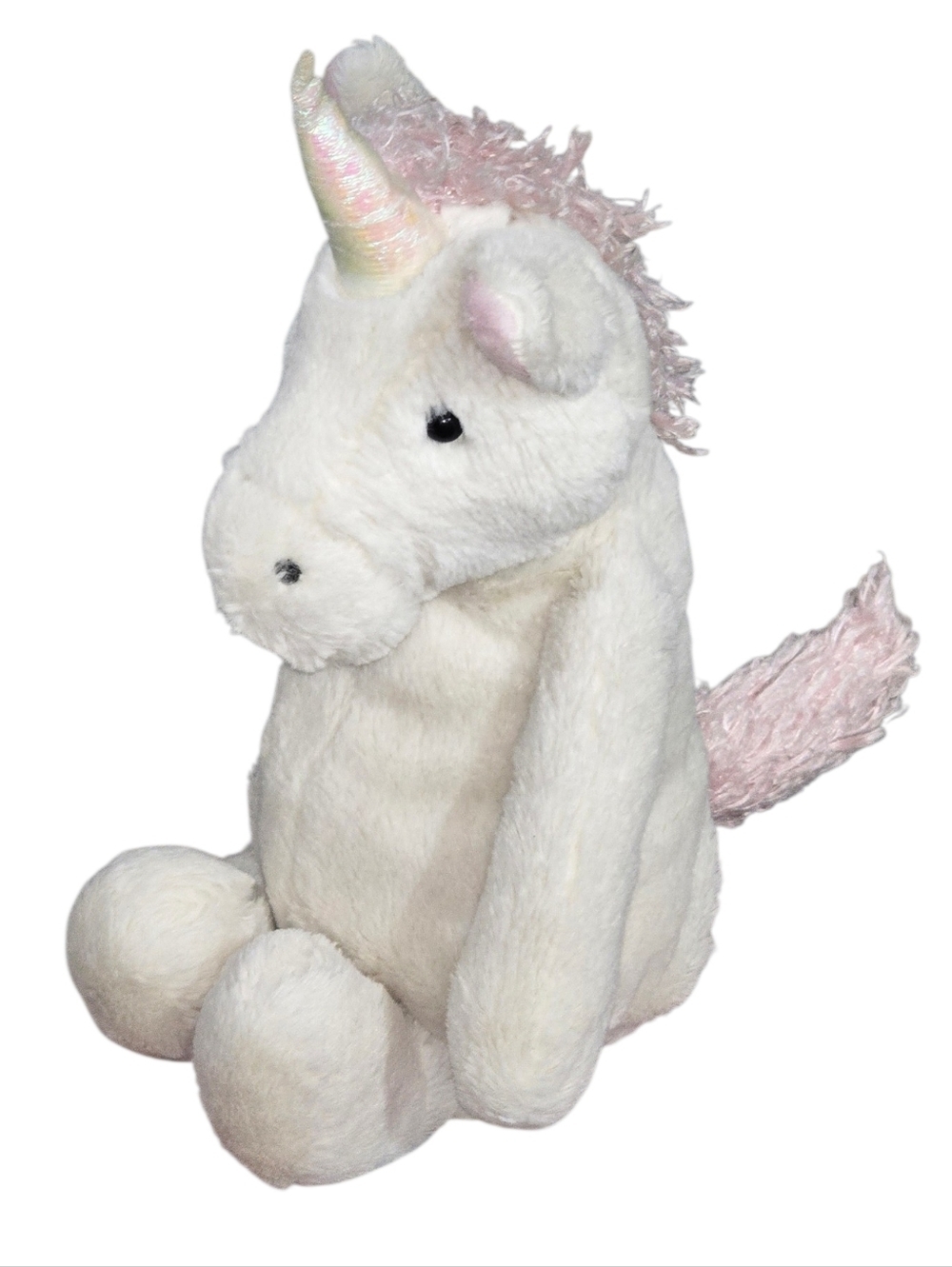 Jellycat Bashful Unicorn Plush White with Pink - Picture 2 of 4